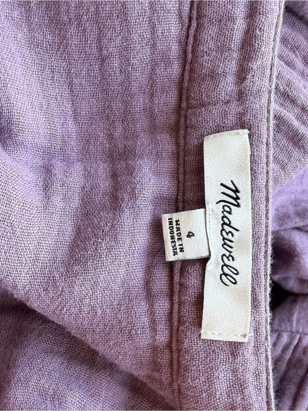 Madewell
Lightspun Tiered Button Front Midi
Dress-Mauve-Size 4 - Picture 4 of 5